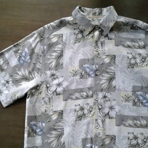 Tommy Bahaha men's silk shirt medium